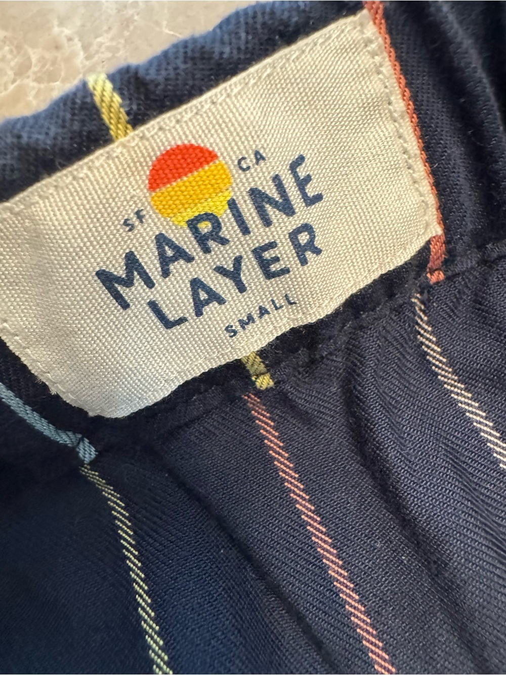 Marine Layer Button Up Striped Midi Skirt  Small - Picture 5 of 10